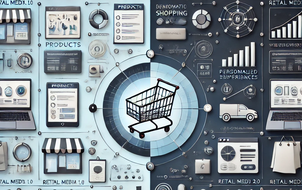 The Retail Performance Flywheel: Retail Media revenue subsidizes pricing, lower prices attract users, more users generate engagement, more engagement produces more Retail Media revenue — and the cycle accelerates